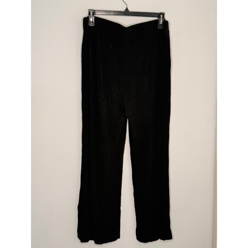 Chico’s Travelers Black Silky Wide Leg High Waist Pull-on Pants Size 3R XL - Picture 2 of 7